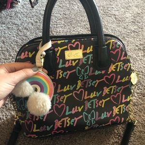 Betsey Johnson Luv Betsey rainbow purse